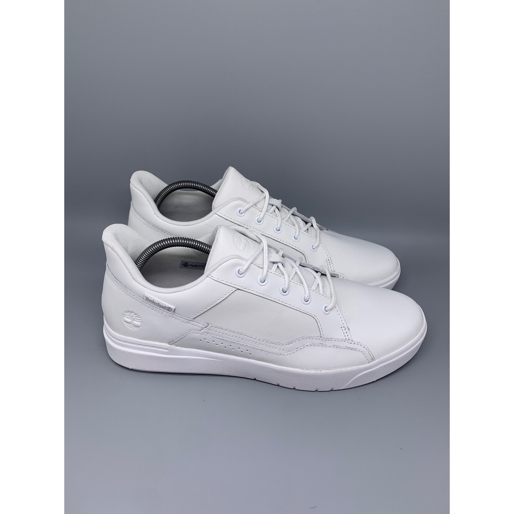 Timberland Maple Grove Low White Leather Sneakers TB0A65T5EM2 Men's Sz 13 NWT